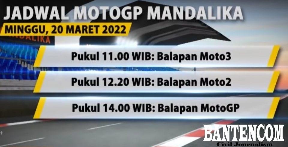 Jadwal MotoGP Mandalika 2022 di Sirkuit Mandalika